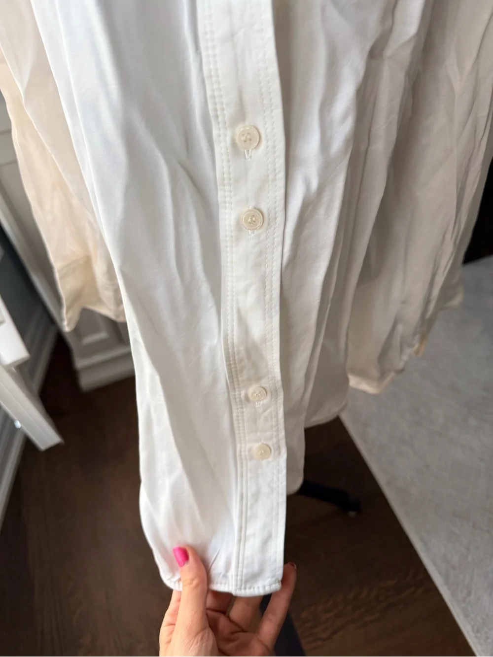 ZARA Satin Effect Button Up Long Sleeve Blouse Top Women’s Plus Size XXL New - Picture 3 of 12